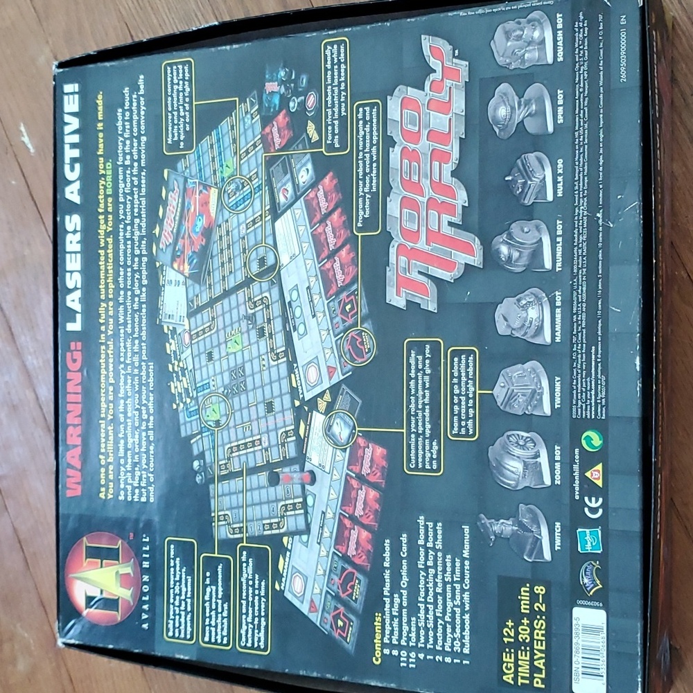Original Avalon Hill Robo Rally Board Game - Picture 2 of 12